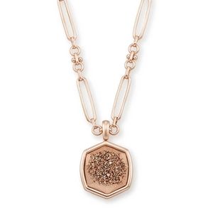 Kendra Scott Rose Gold Pendant Necklace